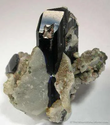 Azurite on Anglesite - image 3