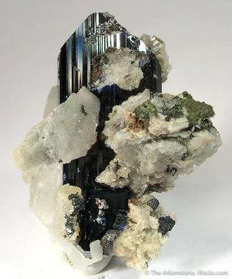 Azurite on Anglesite - image 4