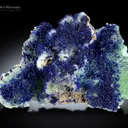 Azurite on Aragonite from Helmand Afghanistan - image 3