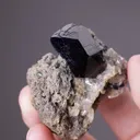 Azurite on Cerussite - image 2