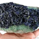 Azurite on Chrysocolla-Coated Malachite - image 5