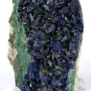Azurite on Chrysocolla-Coated Malachite - image 1