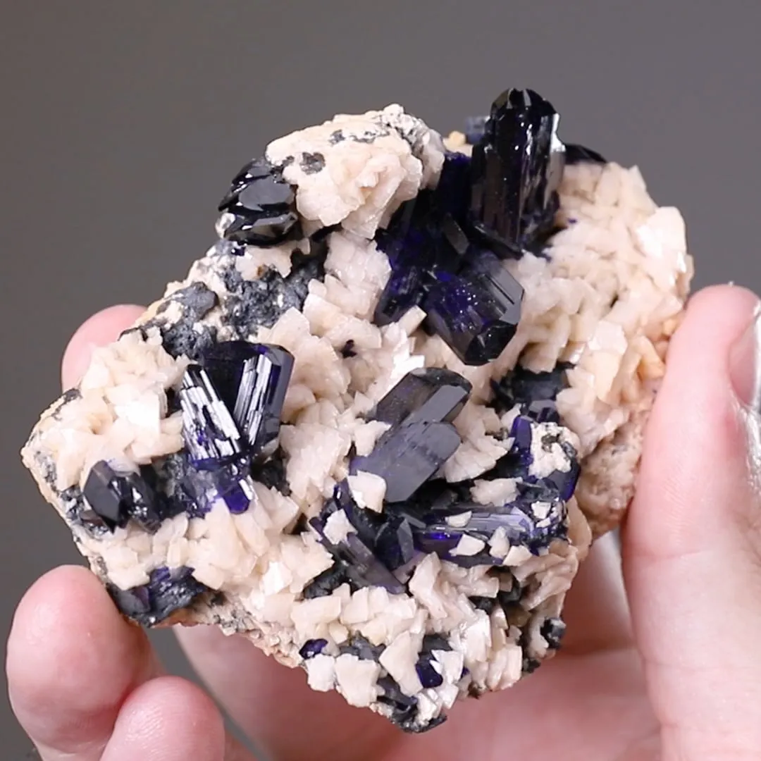 Azurite on Dolomite - image 2