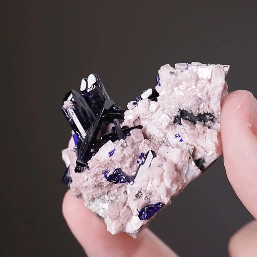 Azurite on Dolomite - image 2