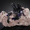 Azurite on Dolomite - image 1
