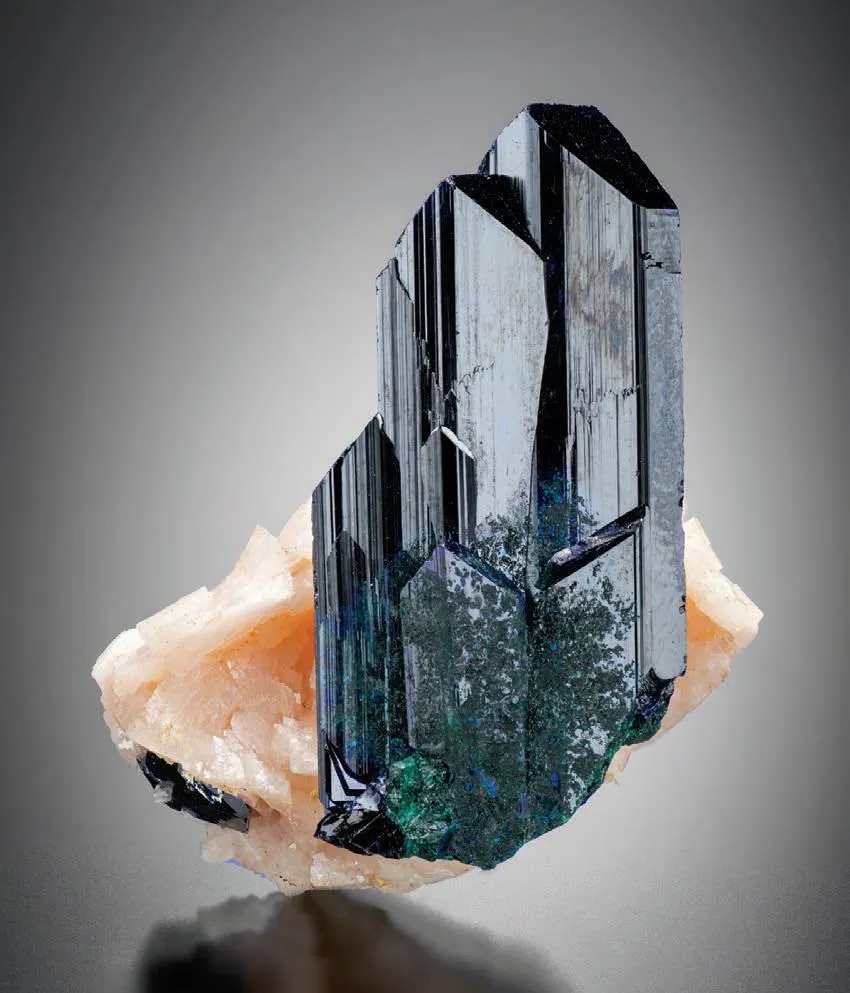 Azurite on Dolomite - image 1