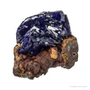 Azurite on Limonite - image 4