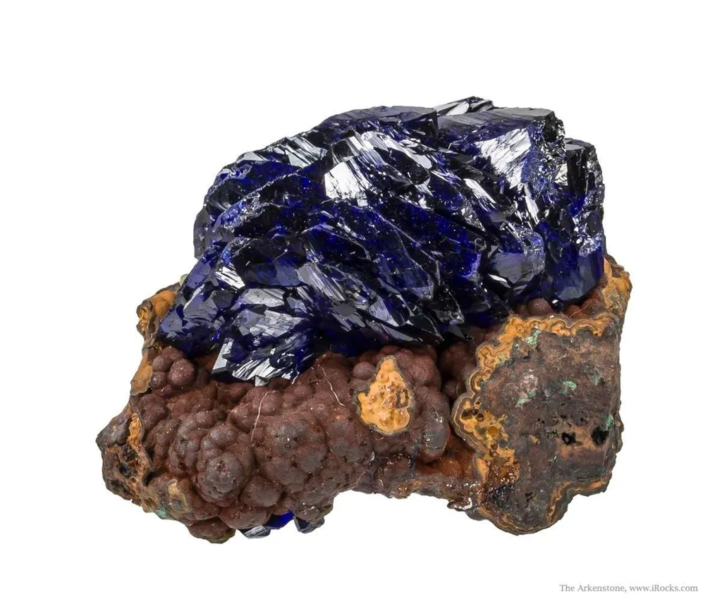 Azurite on Limonite image