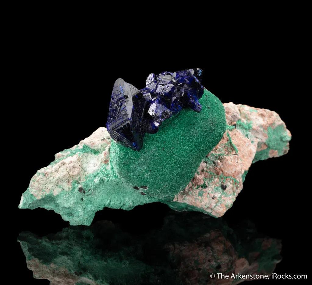 Azurite on Malachite - image 3