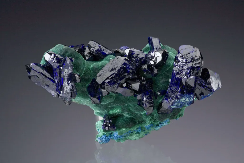 Azurite on Malachite - image 3