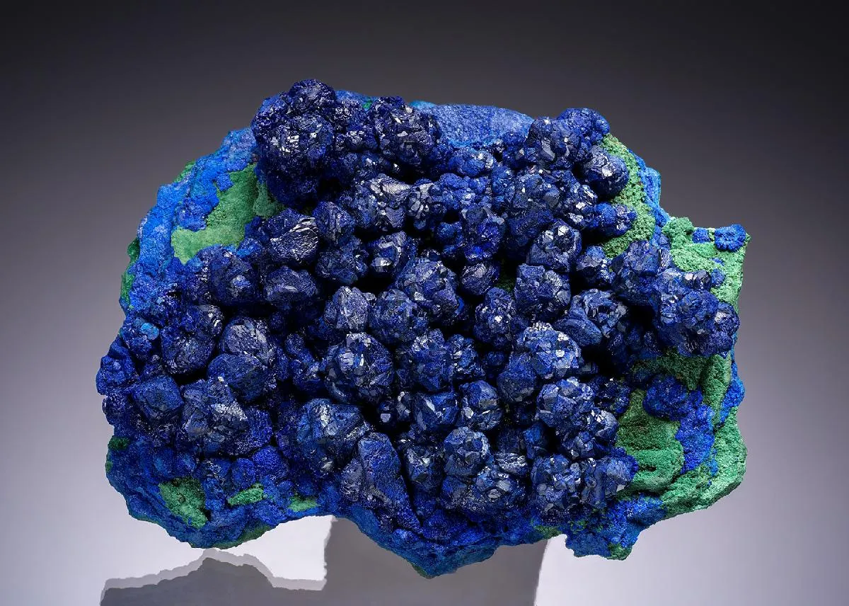 Azurite on Malachite - image 1