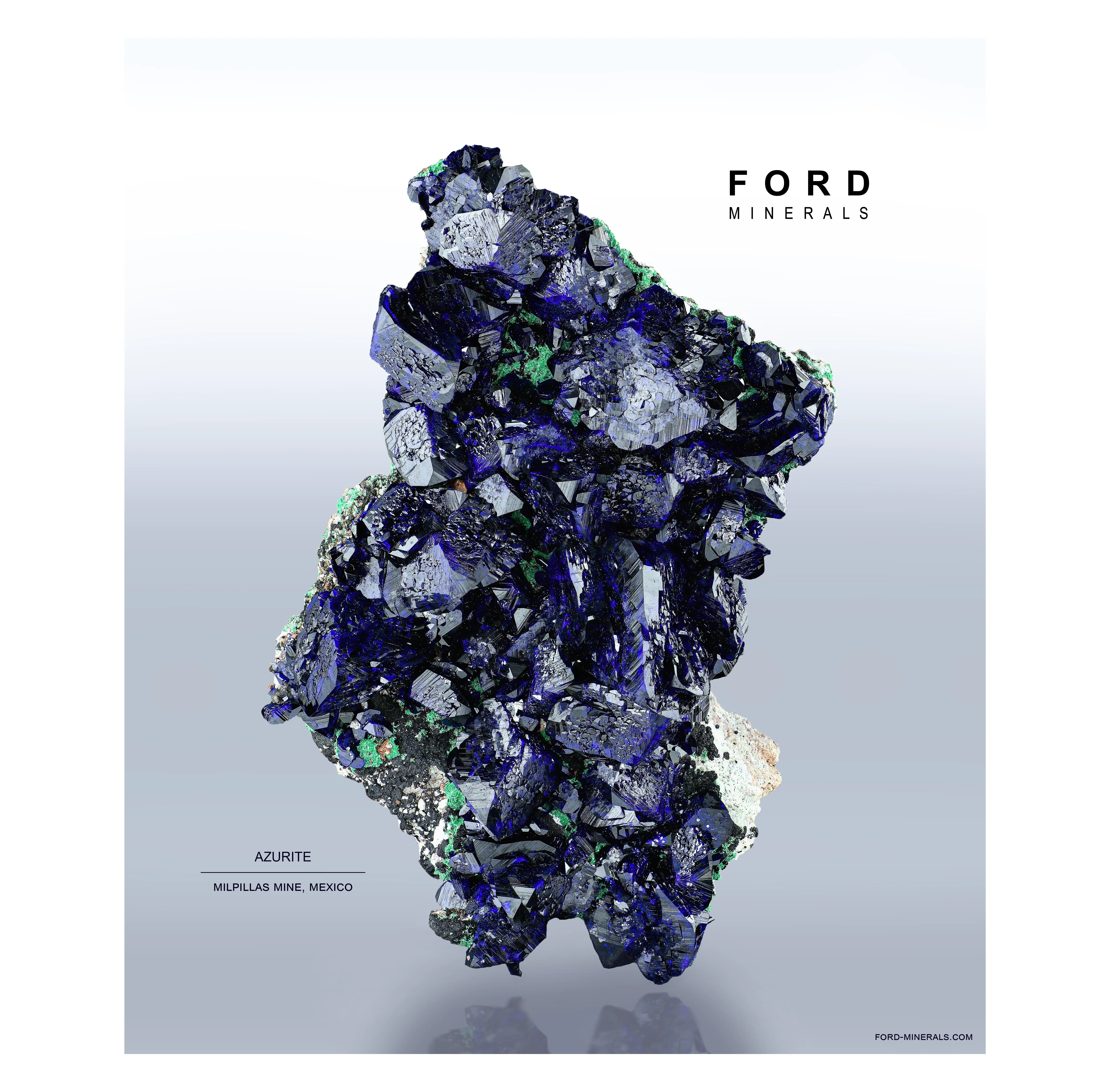 Azurite on Malachite - image 3