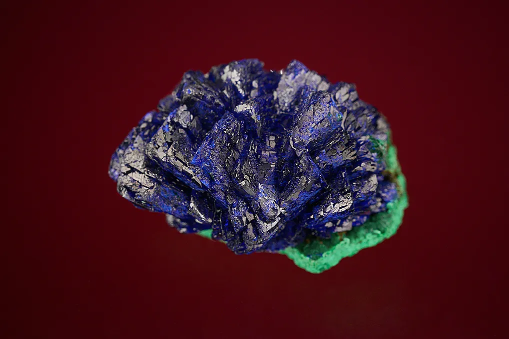 Azurite on Malachite - image 3