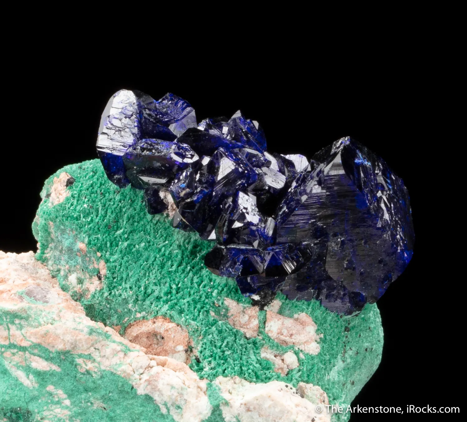 Azurite on Malachite - image 4