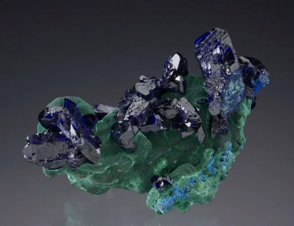 Azurite on Malachite - image 4