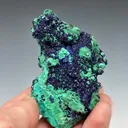 Azurite on Malachite - image 1
