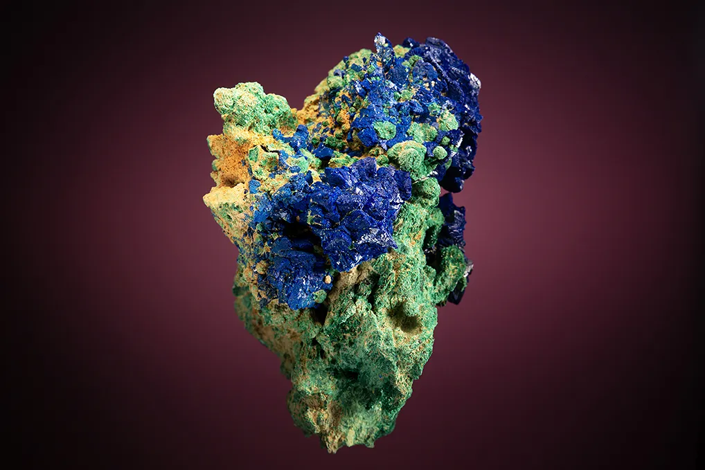 Azurite on Malachite - image 2