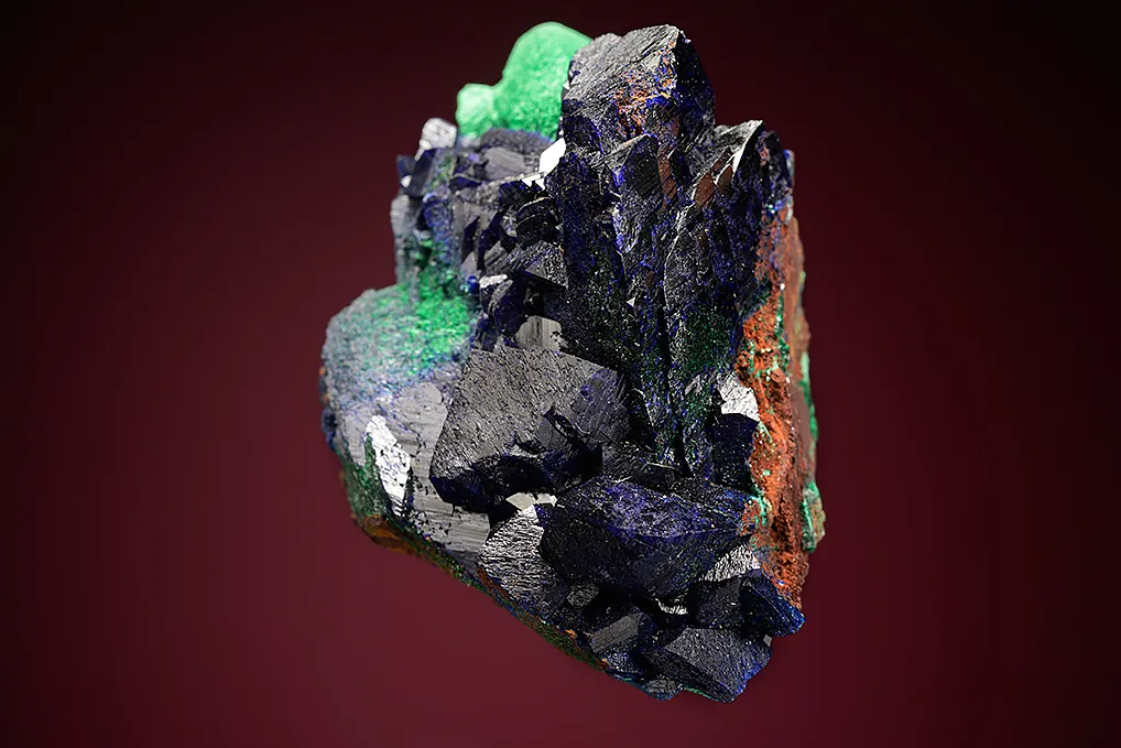 Azurite on Malachite - image 3