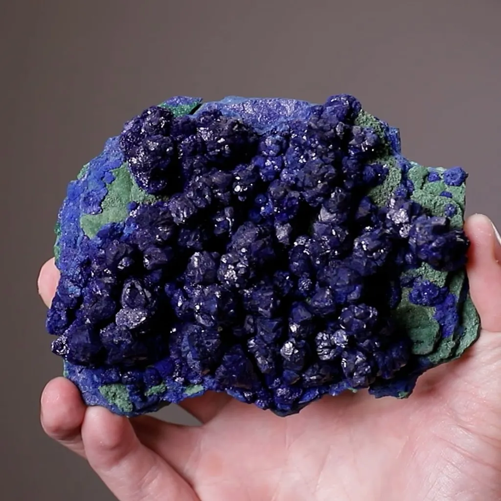 Azurite on Malachite - image 2