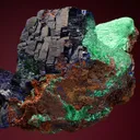 Azurite on Malachite - image 2