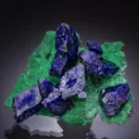 Azurite on Malachite - image 1