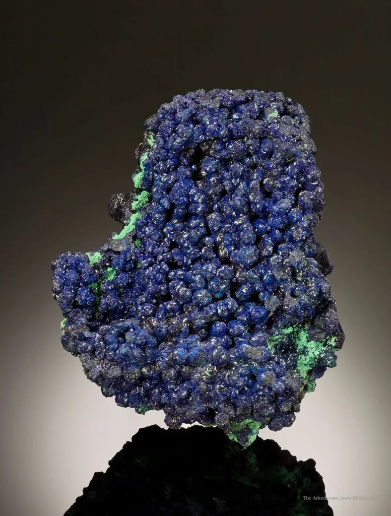 Azurite on Malachite image