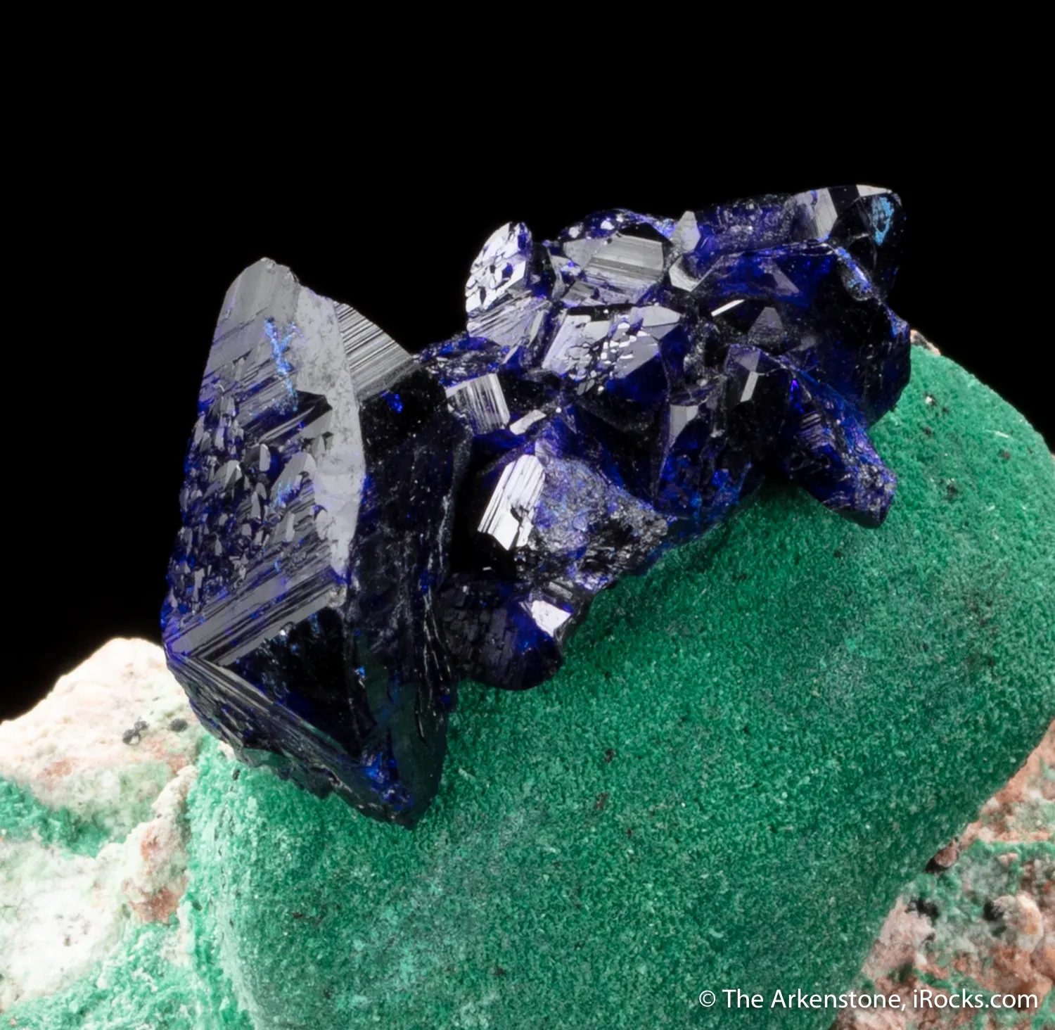 Azurite on Malachite - image 1