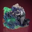 Azurite on Malachite - image 1