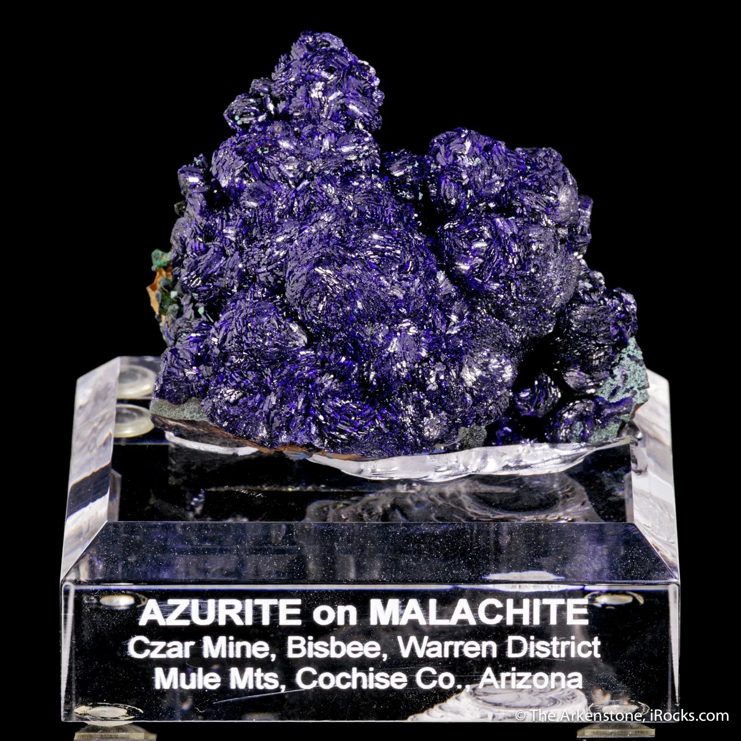 Azurite on Malachite - image 1