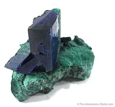 Azurite on Malachite - image 3