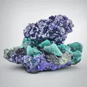 Azurite on Malachite - image 1