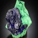 Azurite on Malachite - image 1