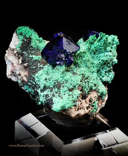 Azurite on Malachite - image 2