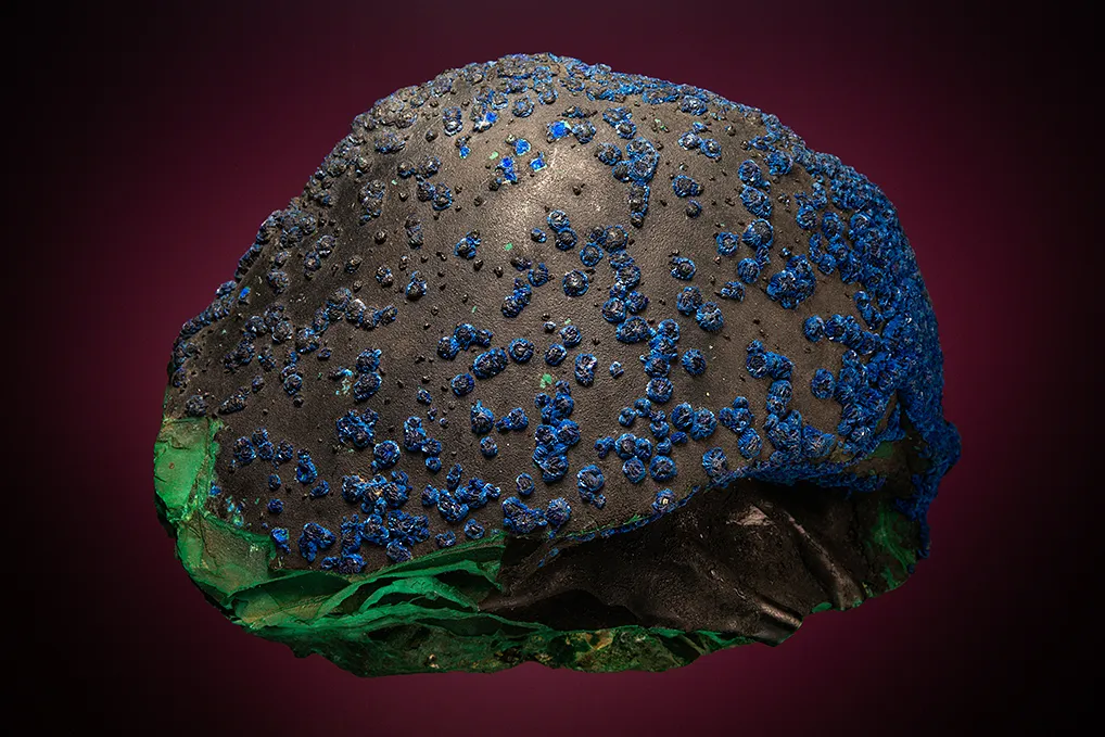 Azurite on Malachite image