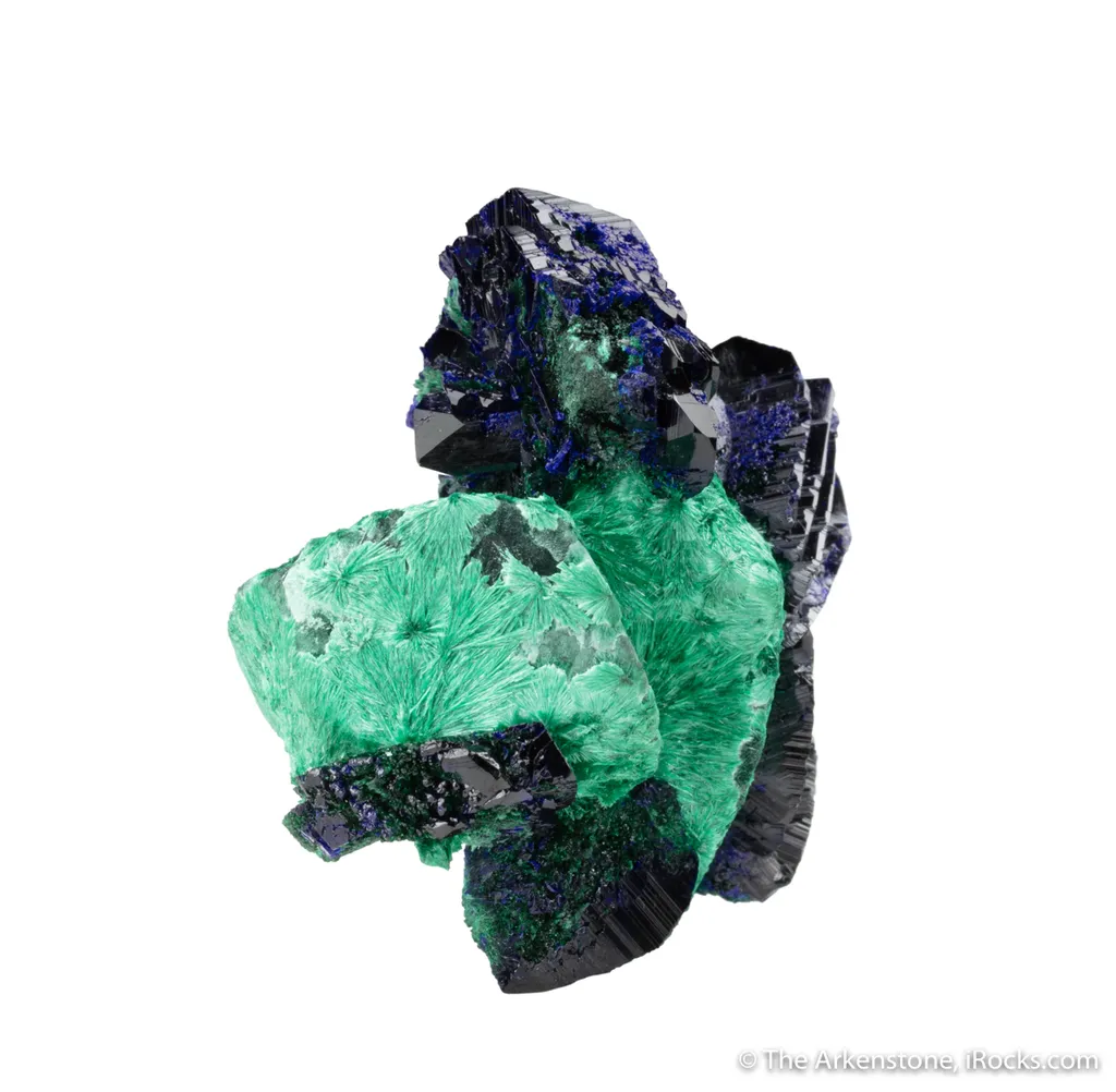 Azurite on Malachite - image 2