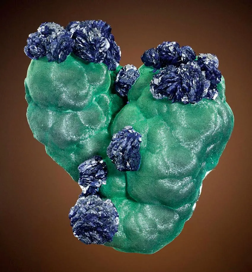 Azurite on Malachite - image 1
