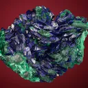 Azurite on Malachite after Azurite - image 5
