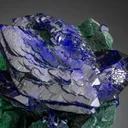 Azurite on Malachite after Azurite - image 4