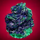 Azurite on Malachite after Azurite - image 1