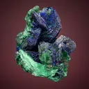 Azurite on Malachite after Azurite - image 2