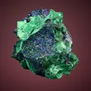 Azurite on Malachite after Azurite - image 3