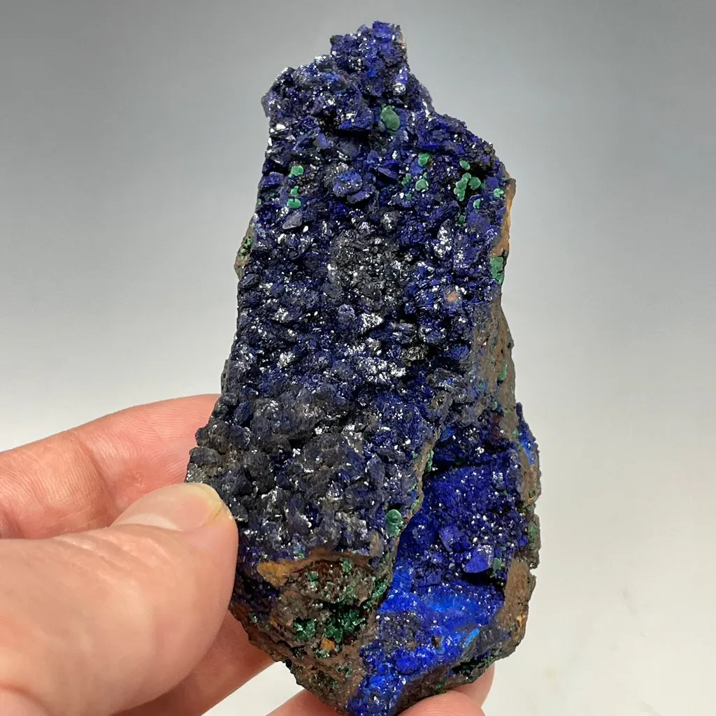 Azurite on Malachite image