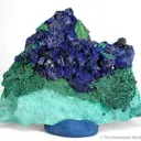 Azurite on Malachite - image 1
