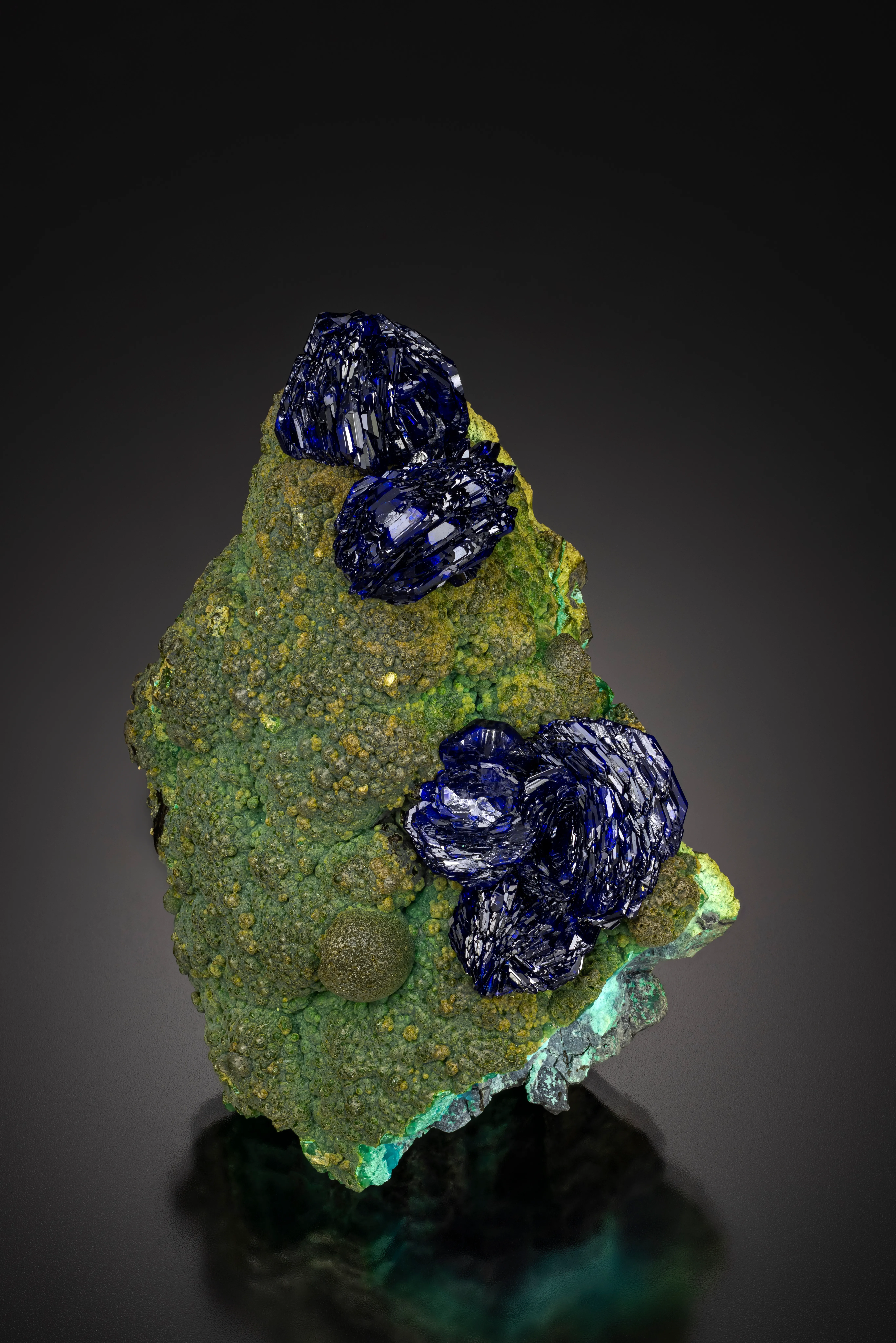Azurite on Malachite - image 1