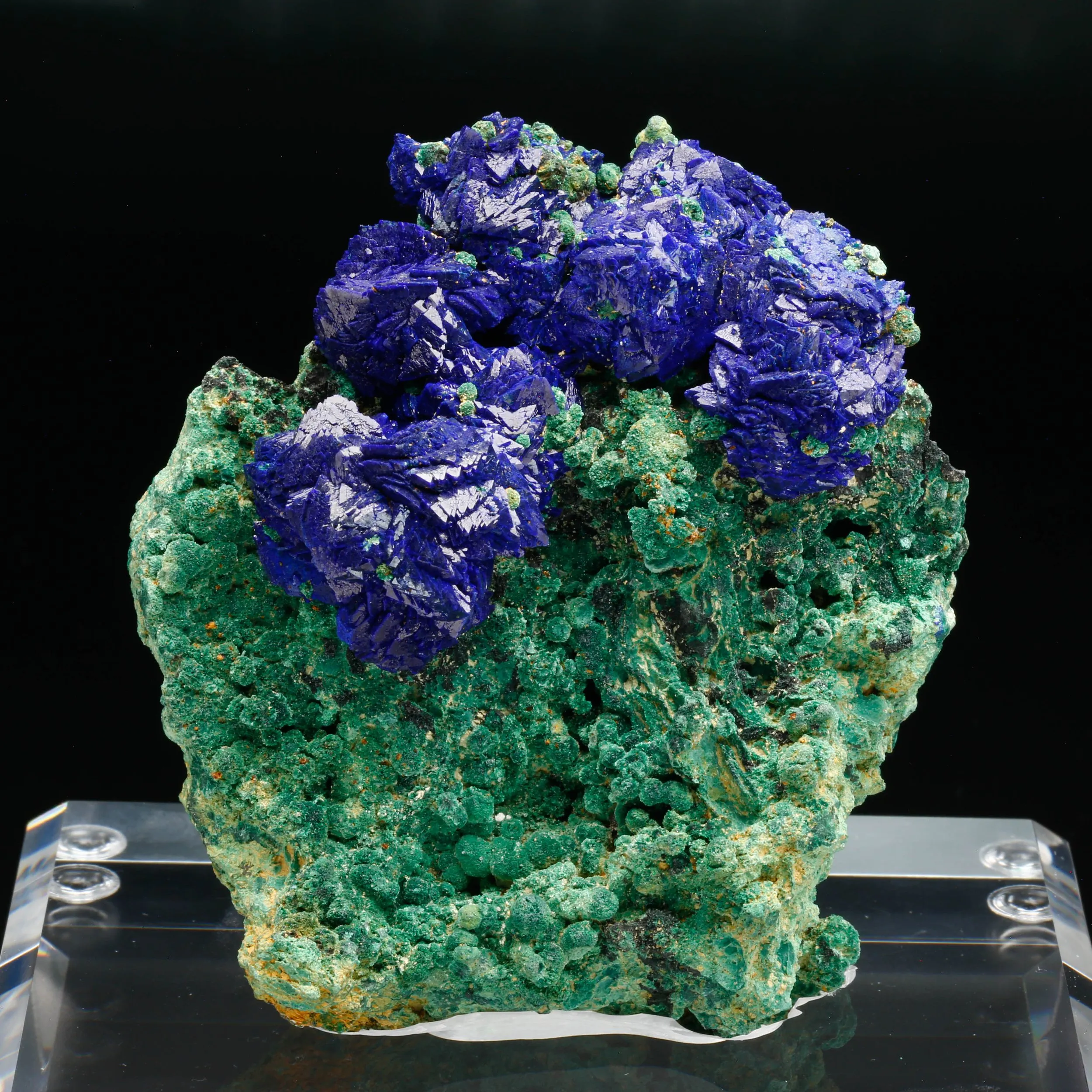 Azurite on Malachite - image 1