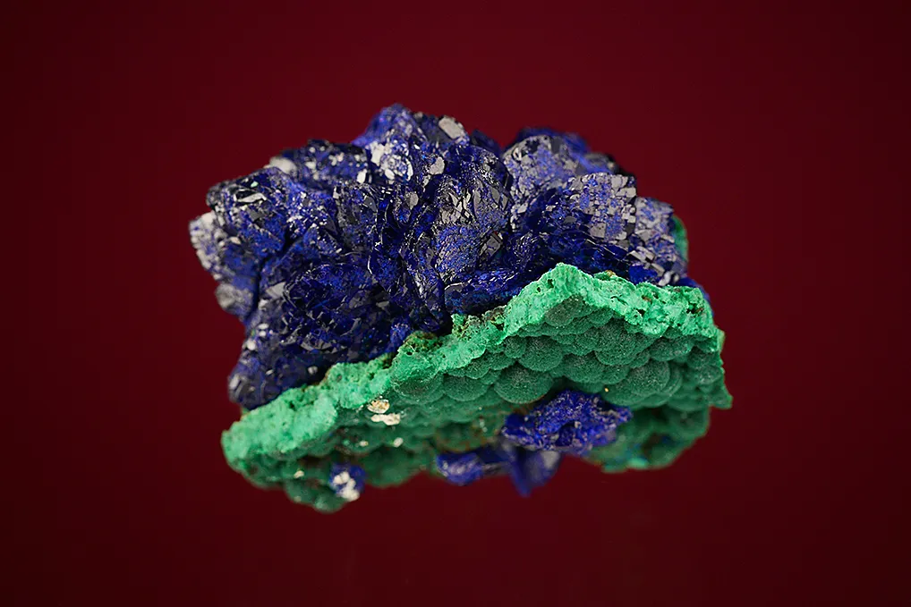 Azurite on Malachite - image 2