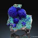 Azurite on Malachite - image 1