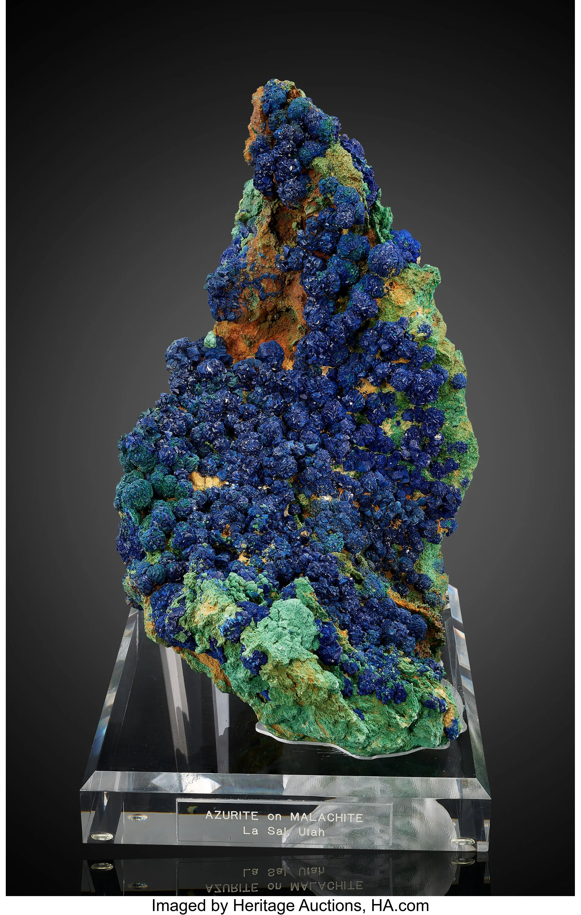 Azurite on Malachite - image 1