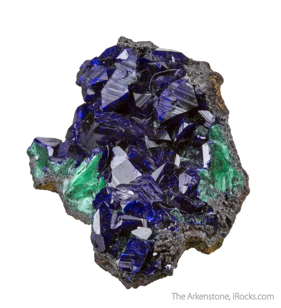 Azurite on Malachite - image 2