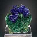 Azurite on Malachite - image 1